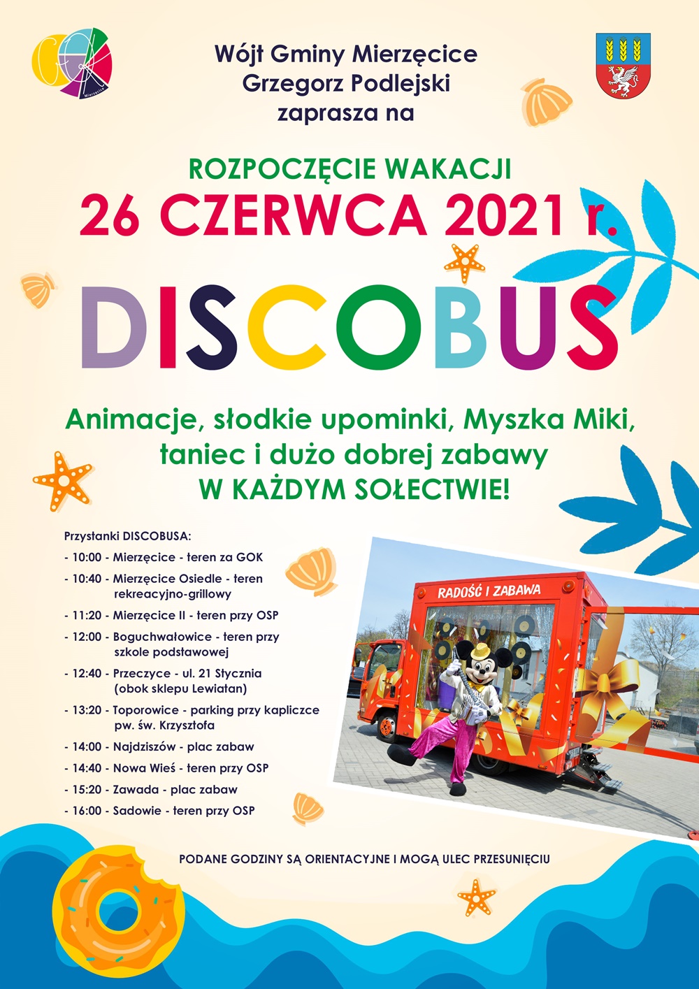 Plakat zachęcający do wzięcia udziału w imprezie