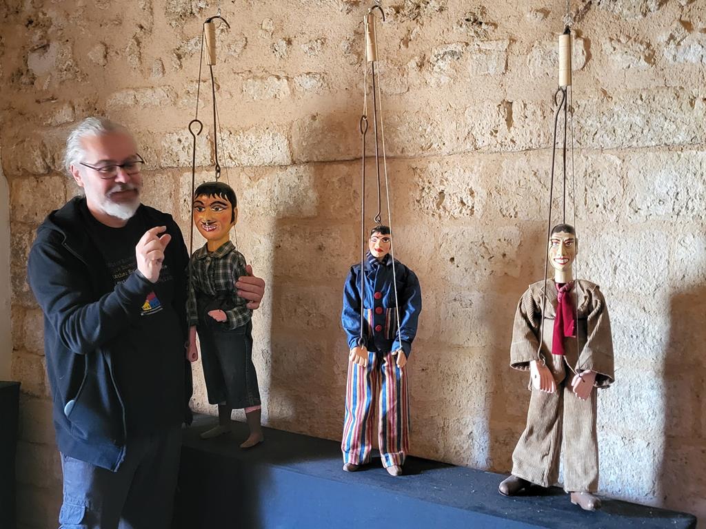 zdjęcie w muzeum lalek Antonio Pasqualino w Palermo