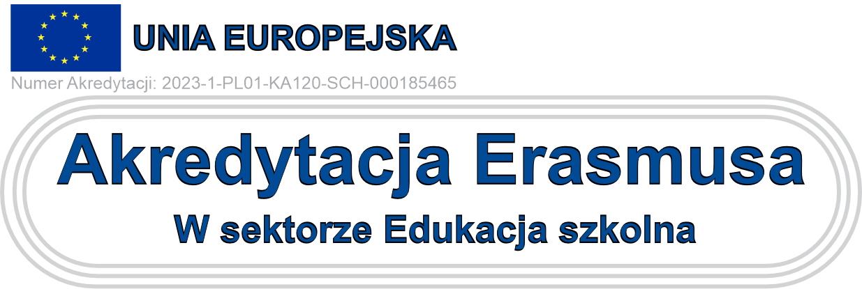 Zdjęcie przedstawia logo erasmus
