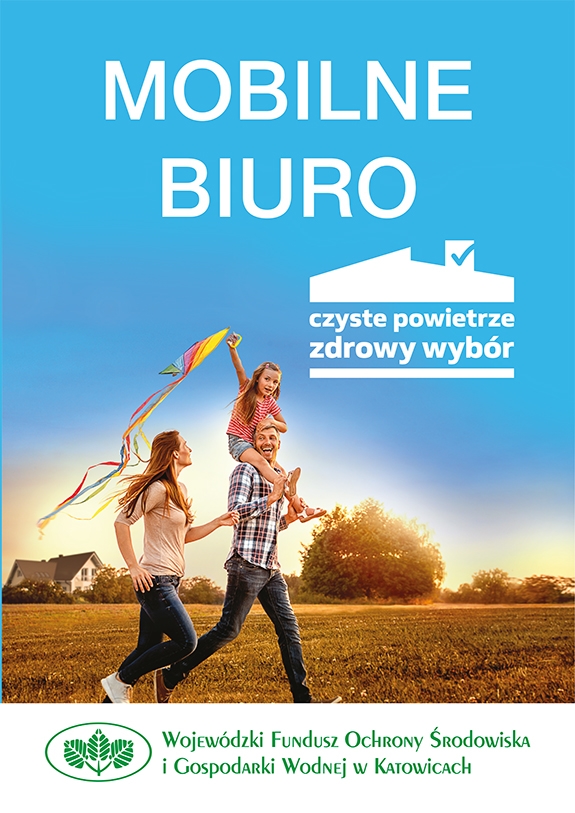 Plakat promujący akcje czyste powietrze