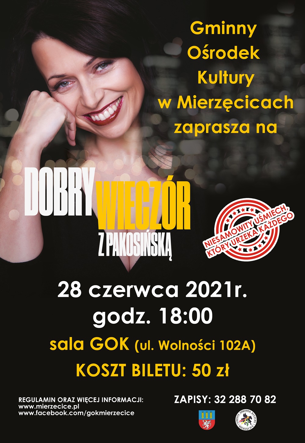 Plakat zachęcający do zapisu na wydarzenie