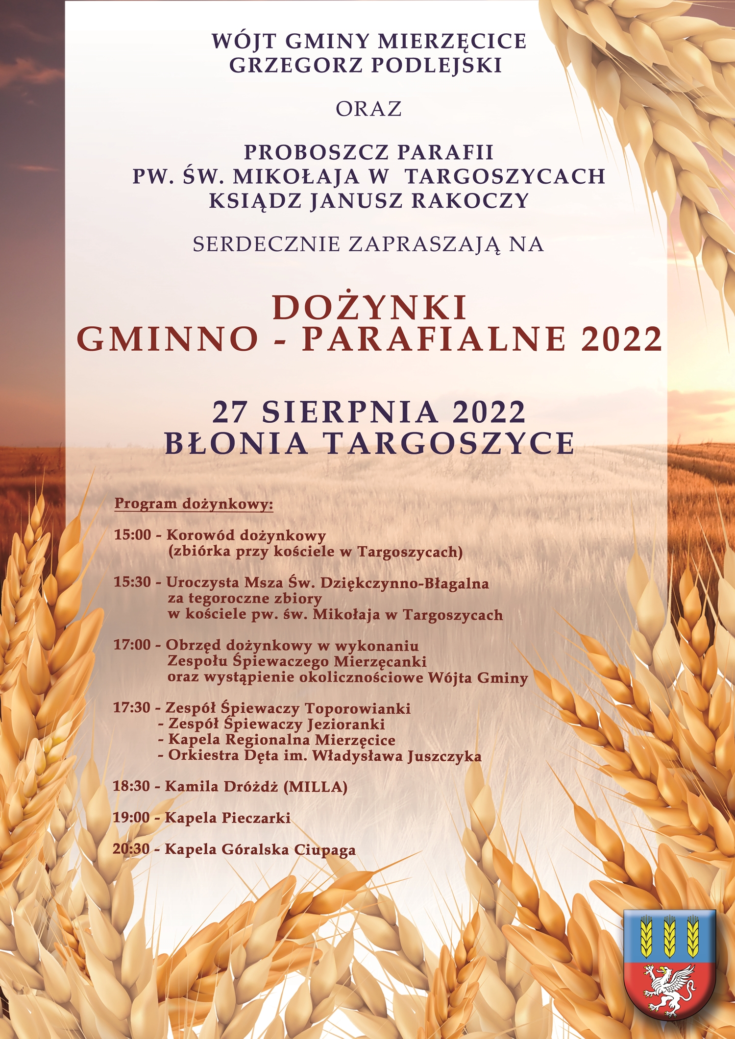 Plakat informacyjny - zaproszenie do udziału w wydarzeniu