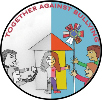 Zdjęcie przedstawiające logo projektu „Together against bullying”