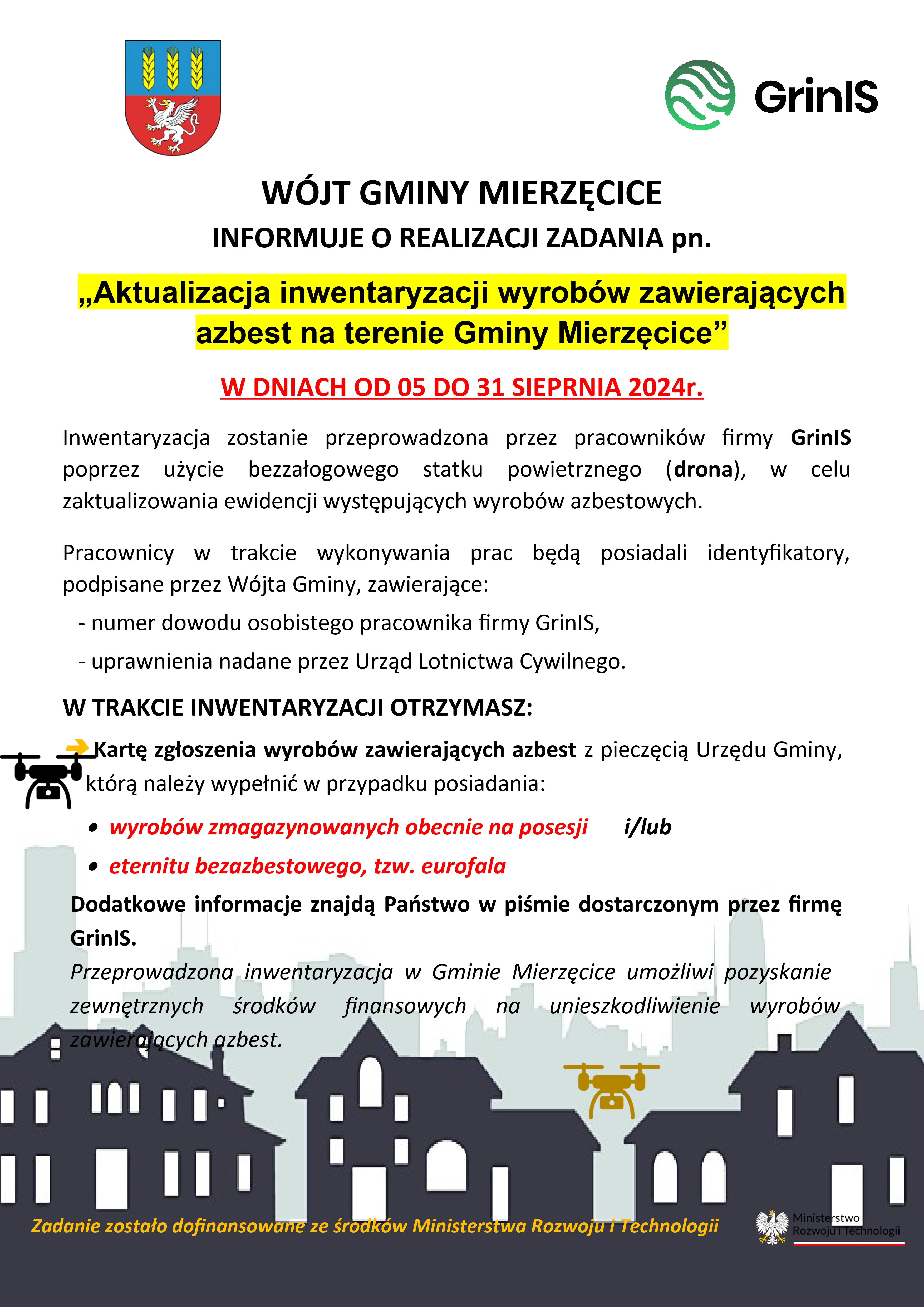 Plakat informacyjny