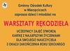 Logo artykułu - plakat warsztatów