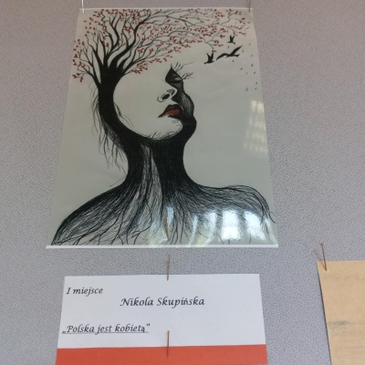Zdjęcie przedstawia pracę uczennicy Nikoli Skupińskiej