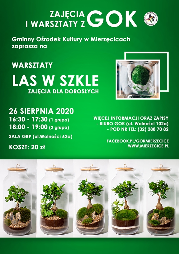 Plakat promujący warsztaty