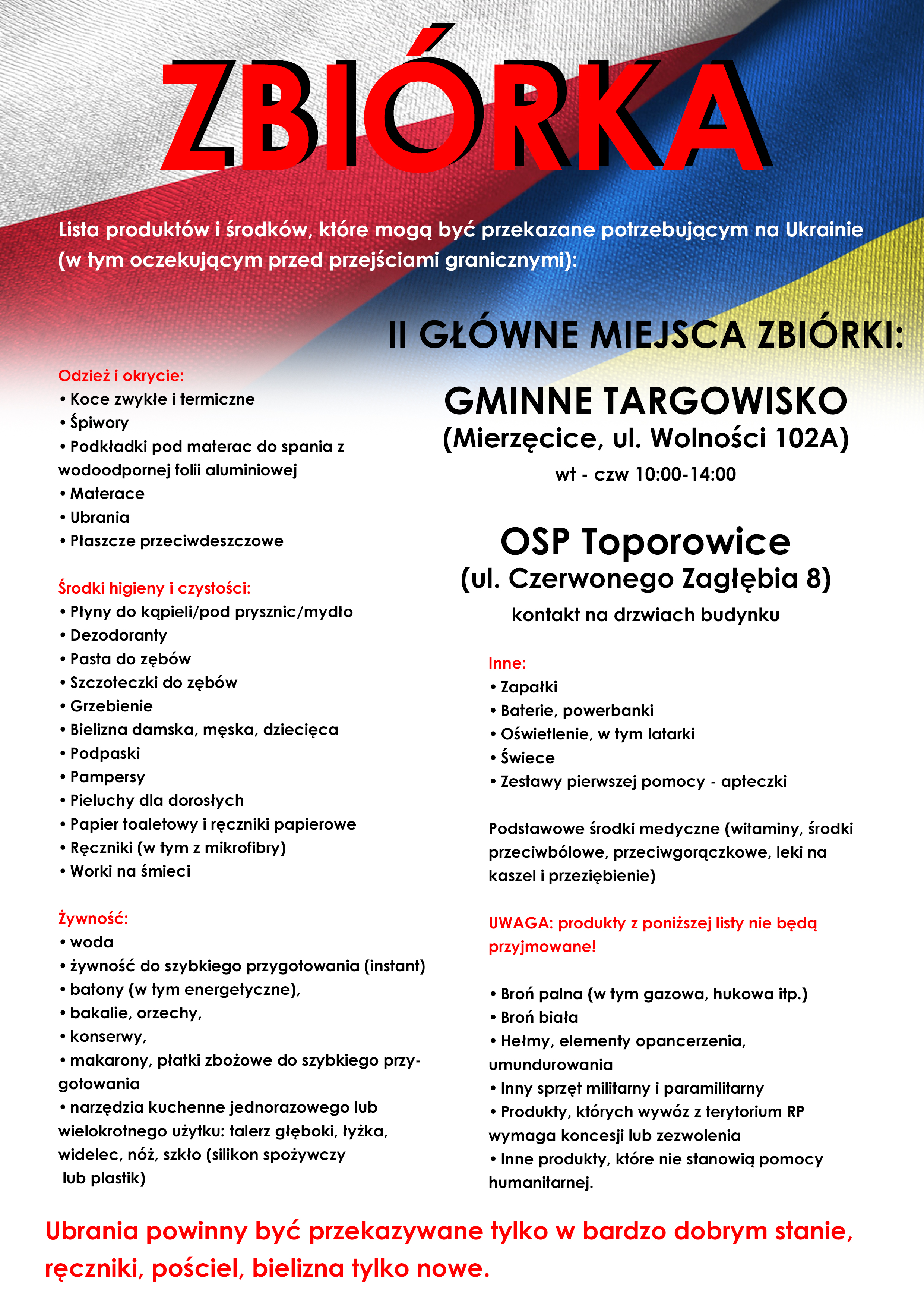 Plakat informacyjny