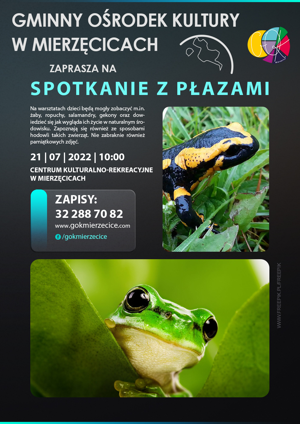 Plakat informacyjny - zaproszenie do udziału w wydarzeniu