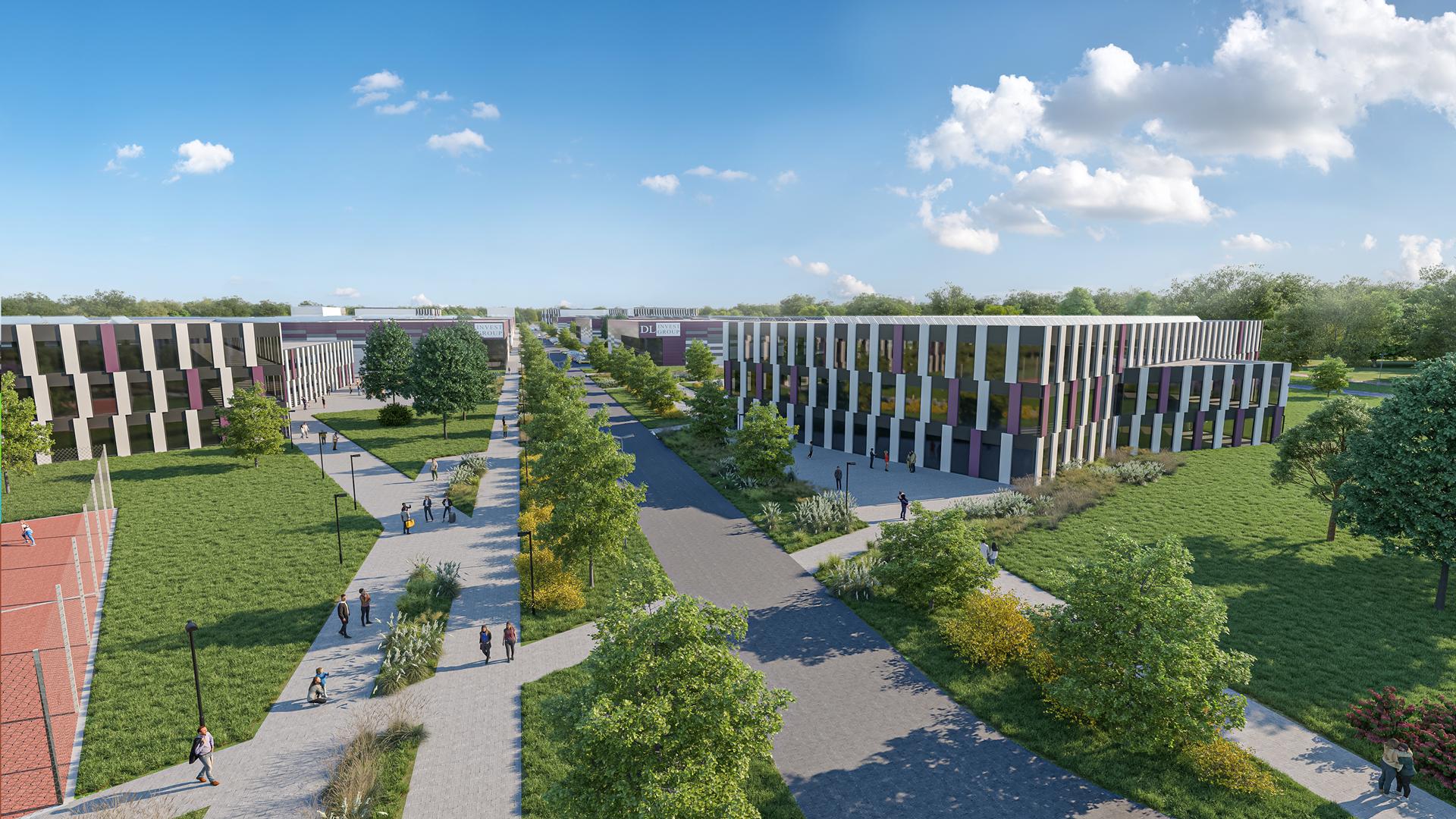 Wizualizacja projektu zagospodarowania terenu