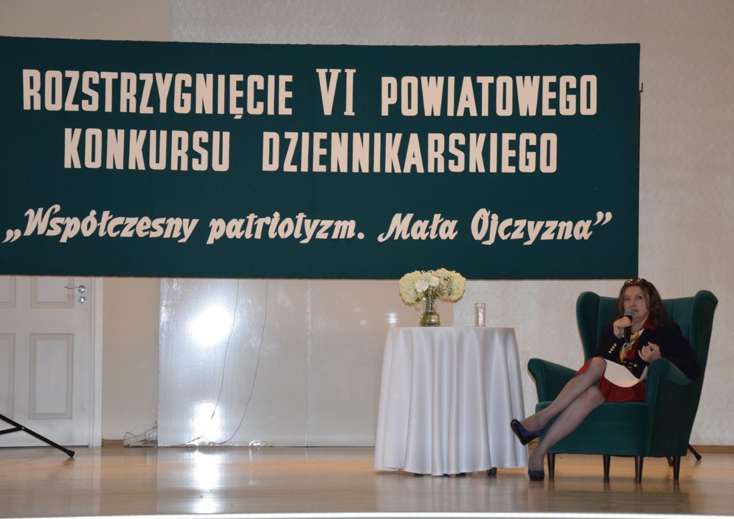 Zdjęcie przedstawia fragment wywiadu Pani Agnieszki Zielińskiej