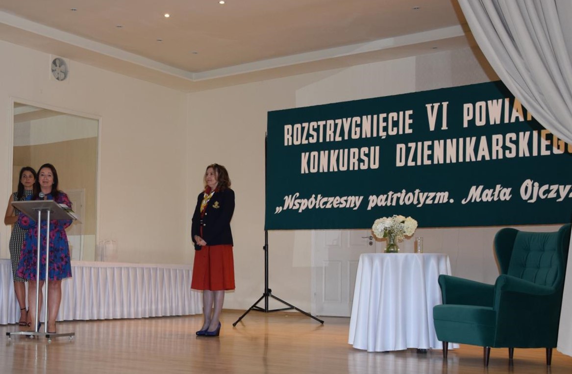 Zdjęcie przedstawia fragment wywiadu Pani Agnieszki Zielińskiej