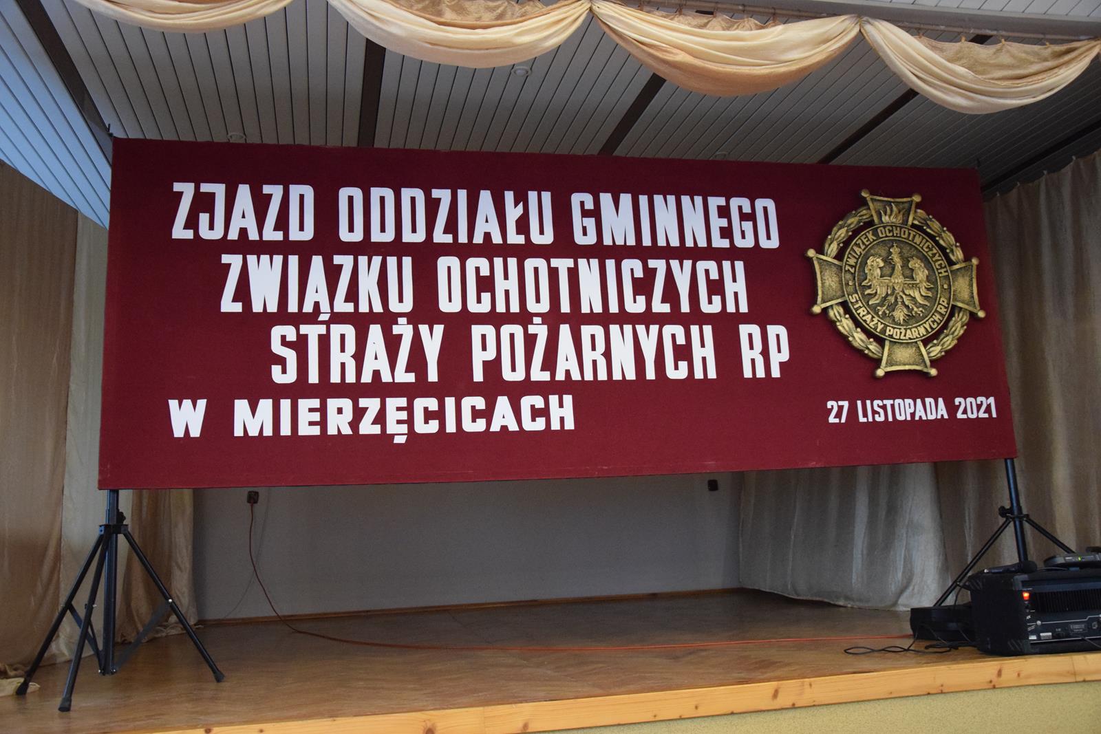 Zdjęcie z Zjazdu Odziału Gminnego Związku OSP RP w Mierzęcicach