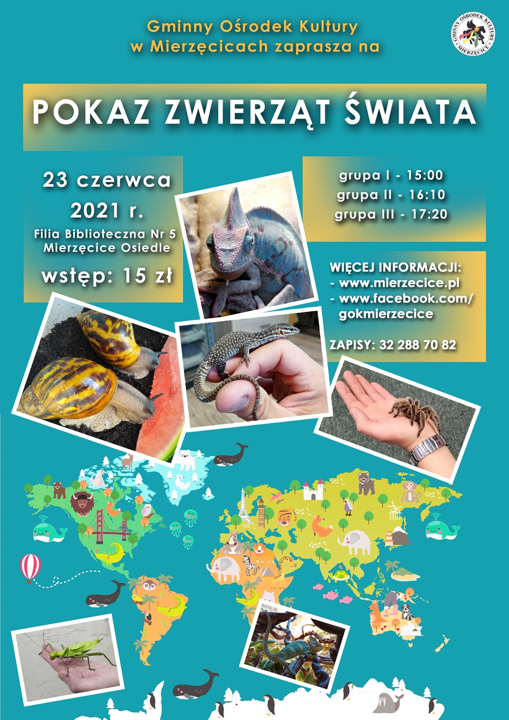 Plakat zachęcający do zapisu na wydarzenie